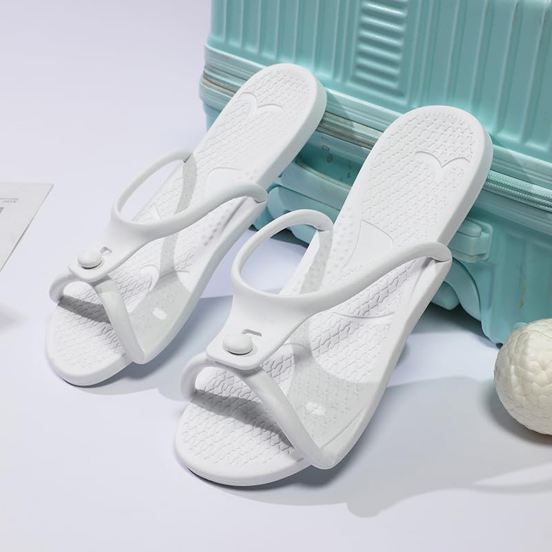 Travel Slippers Shower Shoes For Men Women - Foldable Flip-Flop Sandals Non-Slip Quick-Dry, Portable House Shoes For Bathroom Gym Spa Pool Beach - Image 3