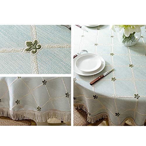 Nappe ronde à franges brodées pour des moments conviviaux