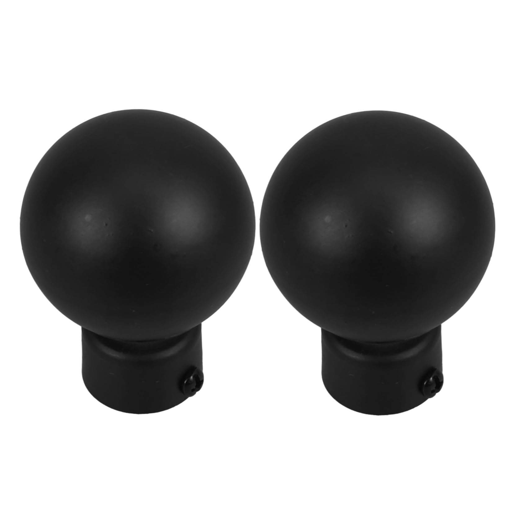 POPETPOP 2pcs Curtain Rod Caps Elegant Drape Finials for Fit Sophisticated Window Decoration for Homes Offices and Hotels Versatile Curtain Rod Accessories