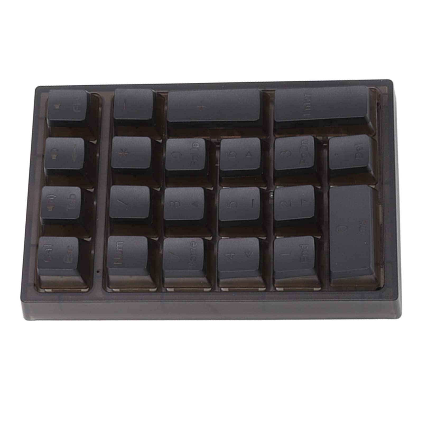 Pavé Numérique Mécanique rétroéclairé RVB à 21 Touches pour Ordinateur Portable, Clavier Numérique Ergonomique à Réponse Rapide pour les Opérations Bancaires, ABSChamp D'application : (BLACK)