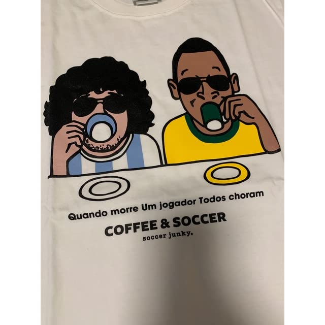Amazon.co.jp: soccer junky マラドーナ&ペレ Tシャツ : おもちゃ