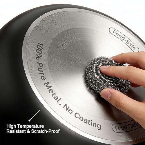 Wok de hierro fundido japonés con tapa 24 cm miniatura 3