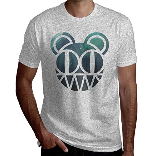YARU Custom Cool-Radiohead-Band-Sign T Shirt for Man Gray Short Sleeve Top Tees