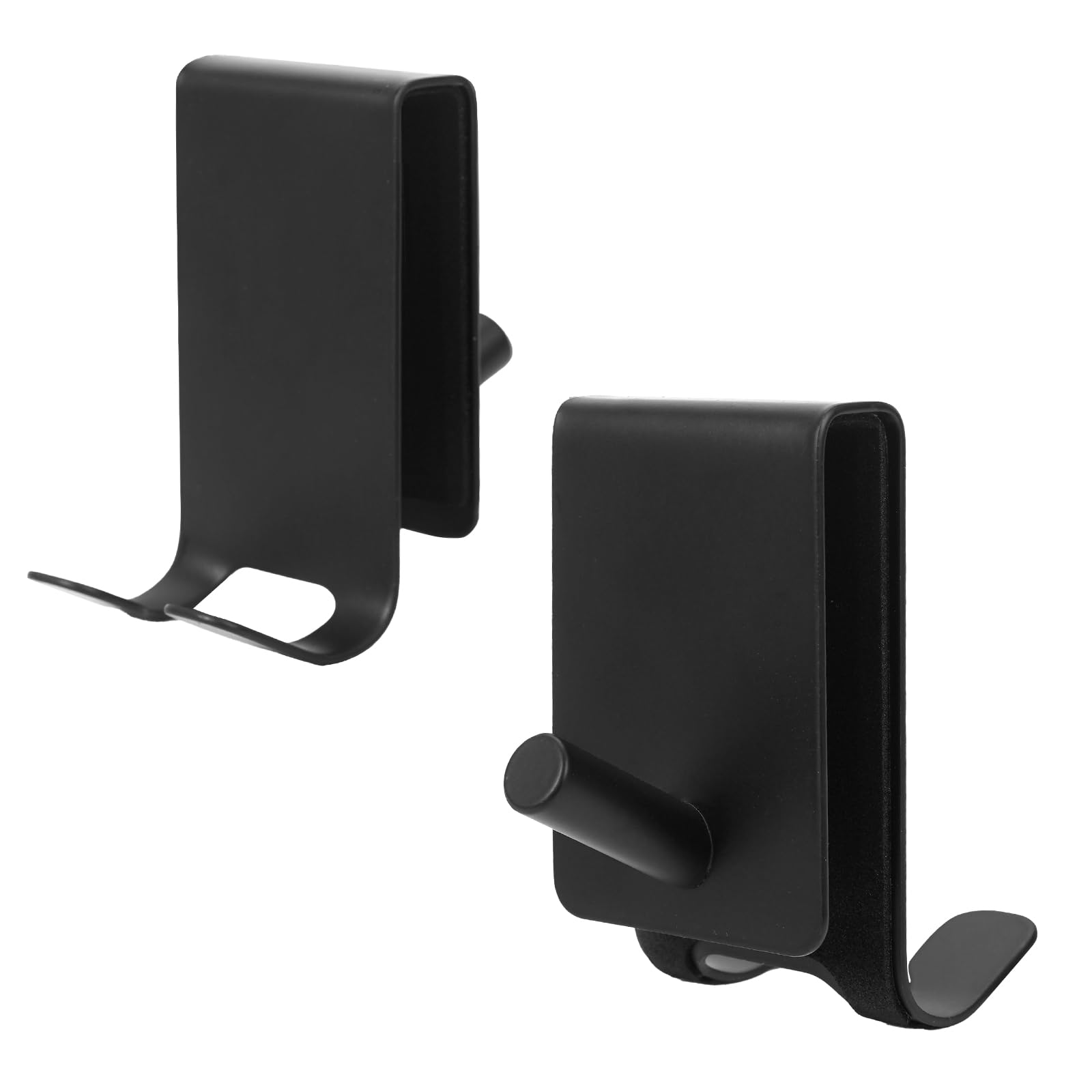Lannitan 2-PCS Over Shower Door Towel Hooks for Frameless Glass Stainless Steel Double-Sided Non-Slip Towel Hooks for Towels
