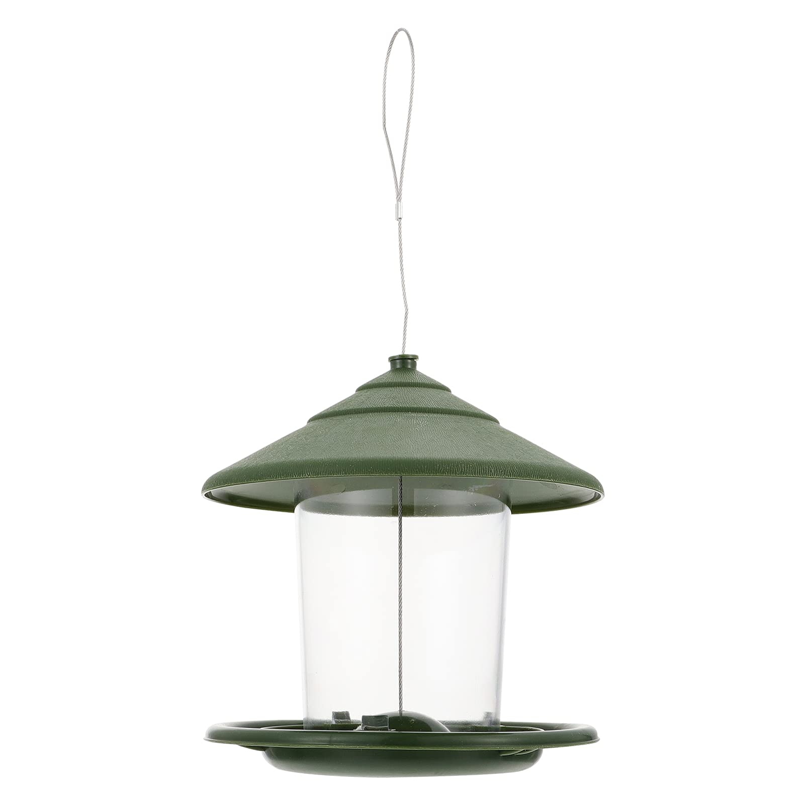 Sosoport 2pezzi Mangiatoia Sospesa Per Uccelli Da Giardino Contenitore Facile Da Pulire Design Compatto Per Uso Esterno Per Balconi e