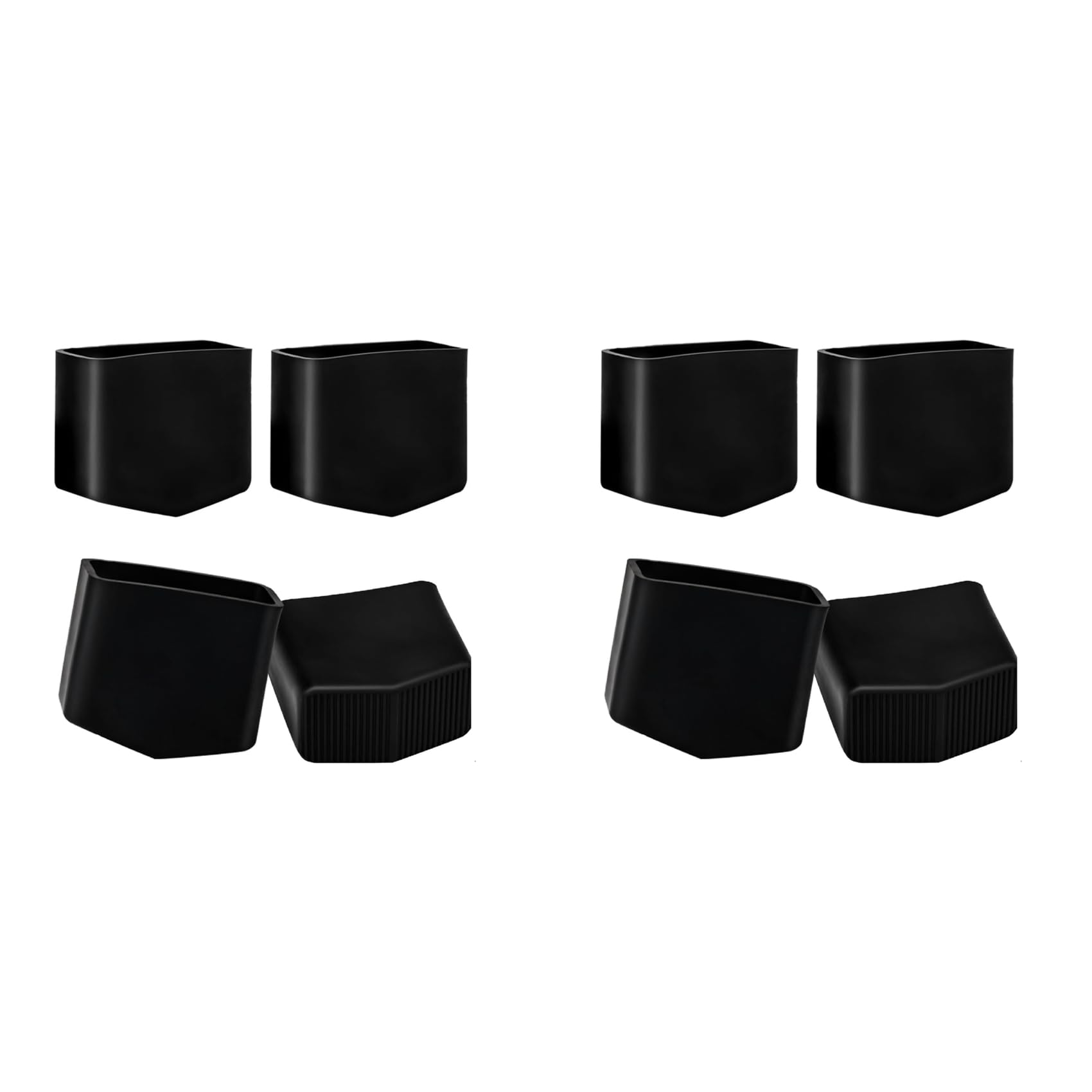 Jnchdghwa Ladder Foot Cover Rubber Ladder Feet 40x20mm Caps for Step Ladders Foot Caps for Ladders Rubber Feet for Ladders 8pcs