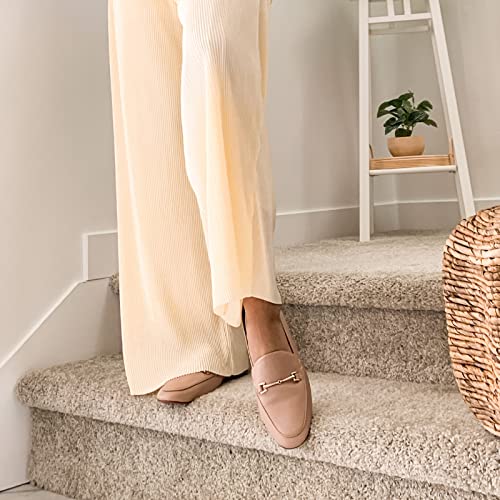 Image of JENN ARDOR Loafers for Women Flats Shoes Womens Penny Loafers Slip On Pointed Toe Comfortable Office Work Driving Flats Fashion Dress Shoes for Women