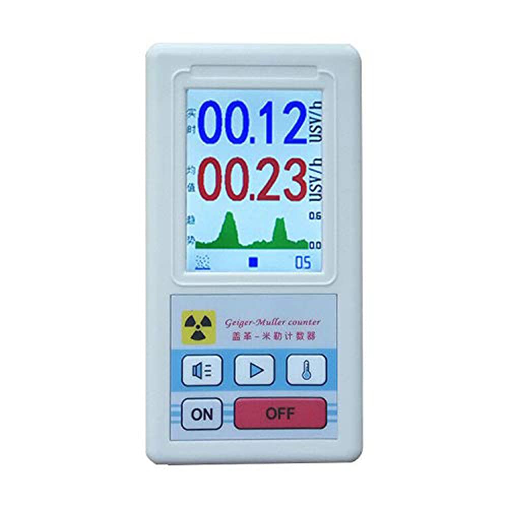 Handheld Geiger Counter Nuclear Radiation Detector, Professional High Accuracy Nuclear Radiation Met