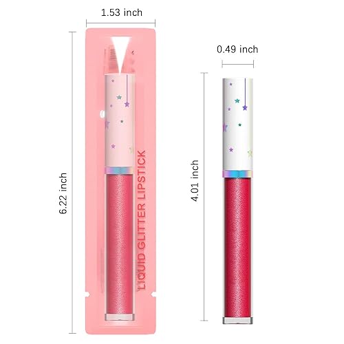 Vista 54 de evpct Juego de 6 esmaltes de labios tintados con cambio de color transparente que cambia de color para mujeres, paquete de esmalte hidratante 1