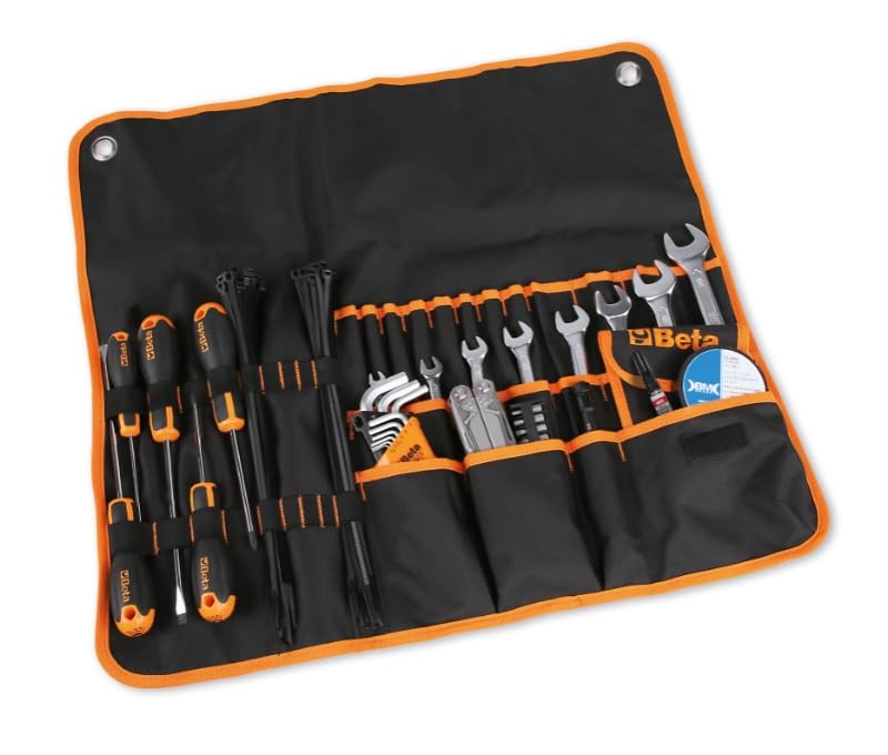 KIT COMPLETO: Tutto l’essenziale per le manutenzioni e riparazioni durante i tuoi viaggi in moto.