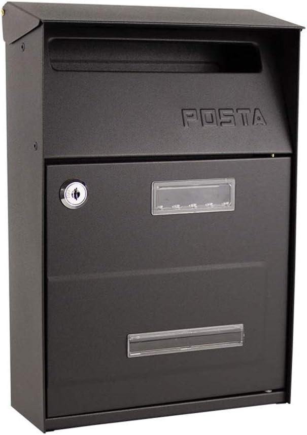 HBJWOV Letter Box, Wall-Mounted Magazine Door Newspaper Decoration Family