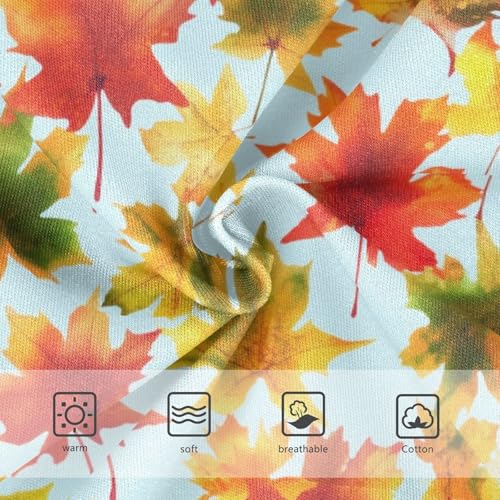 Joisal Autumn Maple Leaves Red Girls Underwear Toddler 2t Cotton Panties Little Girl Fancy Undies Kids Briefs3