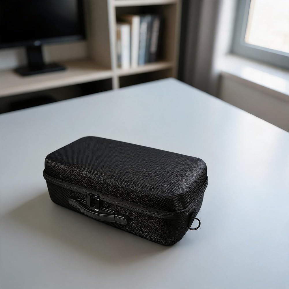 Saituo - Bolsa de almacenamiento rígida para limpieza de ventanas, funda protectora de EVA con mango superior limpiador y herramientas