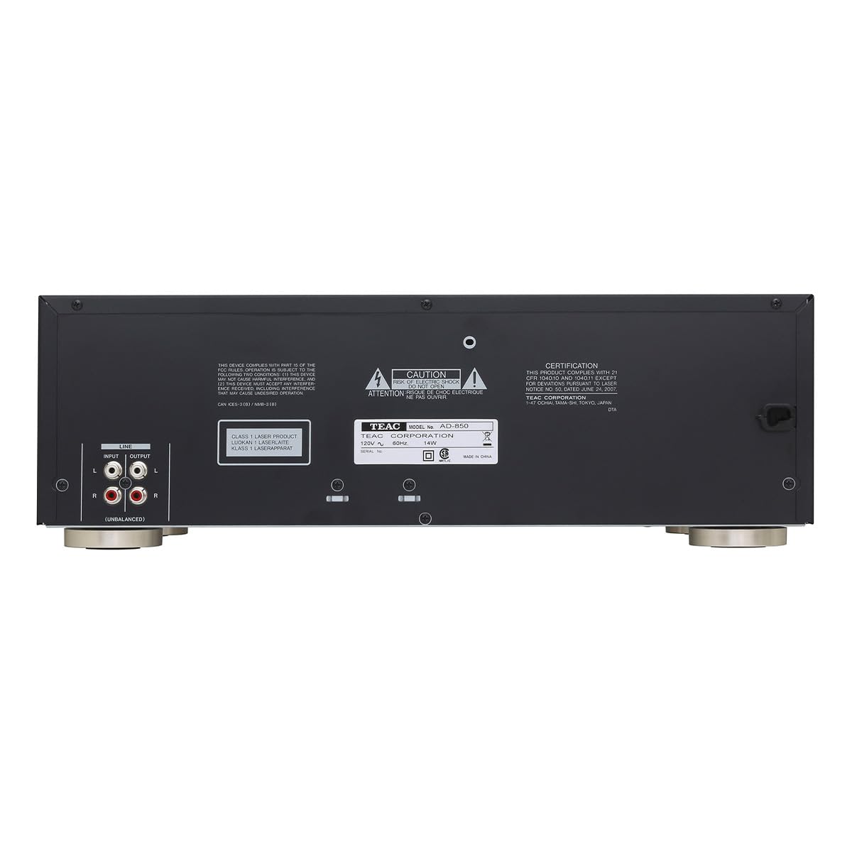 Amazon.co.jp: ティアック カセットデッキ CDプレーヤー AD-850 : 家電