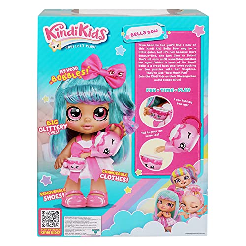 Kindi Kids Fun Time Friends - Pre-School Play Doll, Bella Bow - For Ages 3+ | Changeable Clothes And Removable Shoes #TOP1