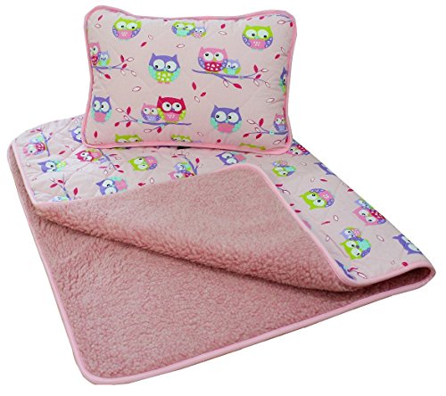 Pink Toddler Duvet Merino Wool & Cotton Crib Junior Duvet/Quilt + Pillow (47
