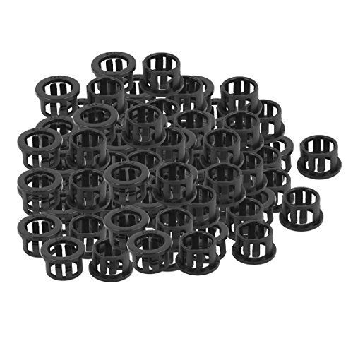 Aexit 100 Pcs Accesorios Audio y Video Snap Bushing miniatura 1