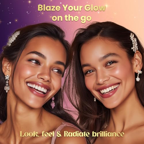 Image of FACES CANADA Strobe Skincare Combo for Instant Glow | Strobe Serum, 15ml + CC Tint - Twilight Veil, 18ml | SPF 30 | Dewy Highlighter Like Glow | For Medium To Tan Skin | Pack of 2