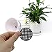 130PCS Premium Flower Pot Hole Mesh Pad, 110PCS 1.8'' Round Bonsai Pot Bottom Grid Mat Mesh, 20PSC 2x2 Inch Squares Garden's Drainage Mesh Hole Screens Prevent Soil Loss Anti