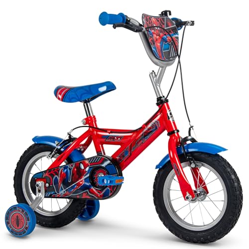 Vélo enfant Marvel Spider-Man pour apprendre à pédaler au parc