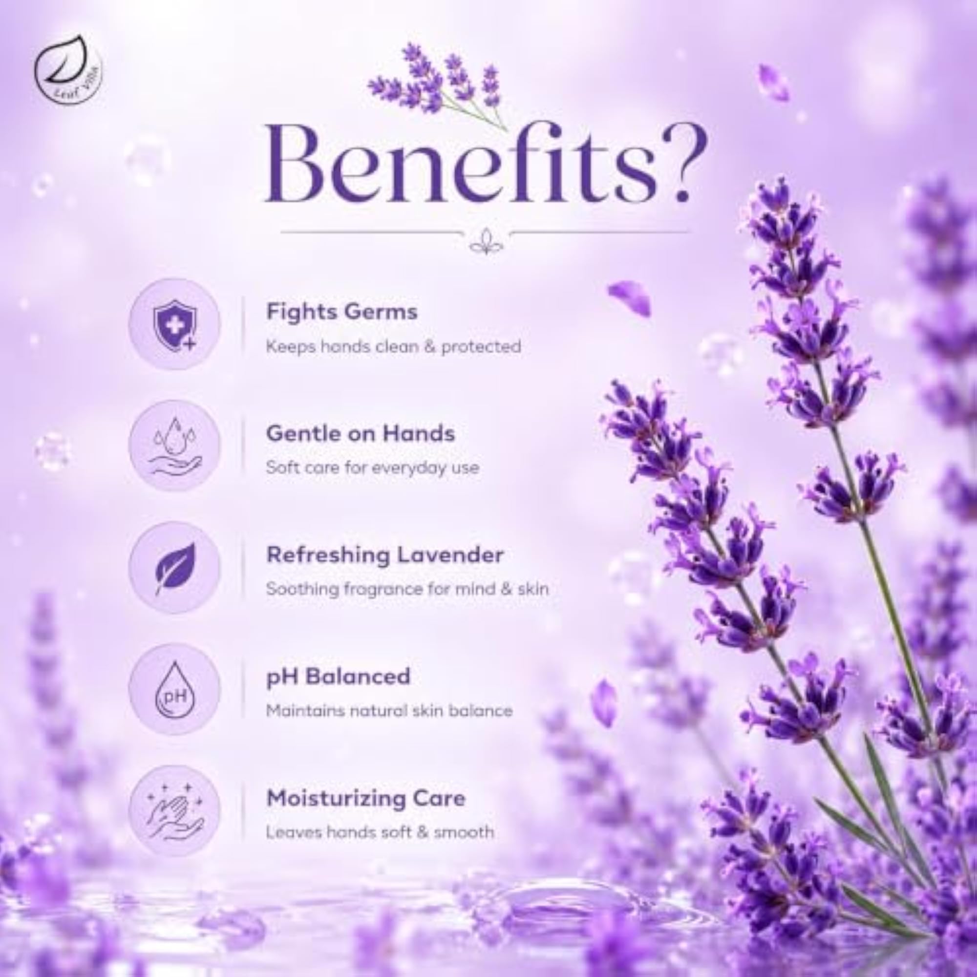 Lavender Liquid Handwash pH Balanced 5 Litre, Pack of 2