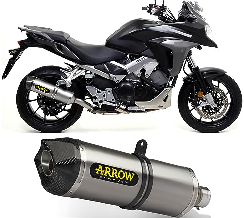 Silencieux Arrow 71825AK en aluminium et carbone pour Honda Crossrunner 800