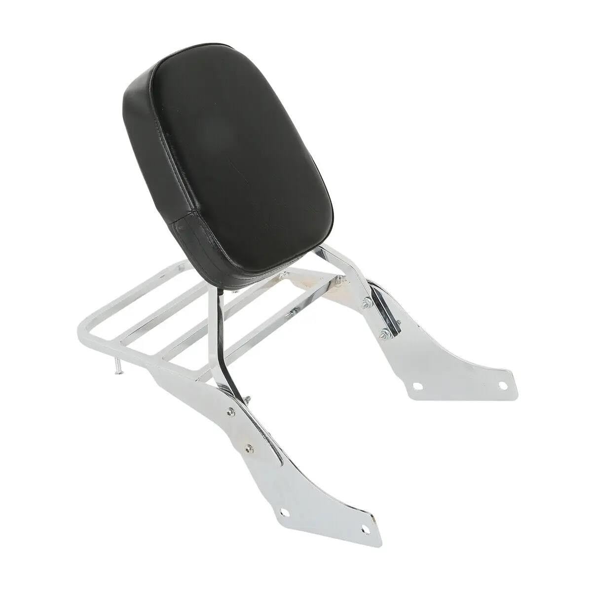 Portapacchi Posteriore Portapacchi Per Sissy Bar Con Schienale Staccabile Cromato Nero Per Moto Per Shadow Per SABRE 1100 Tutti Gli Anni Portapacchi Posteriore per Moto