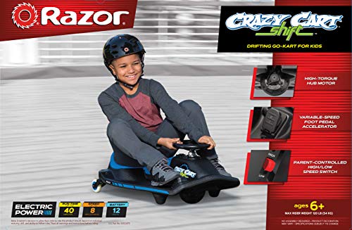 Razor 25143493 Crazy Cart Shift Electric Go Kart For Kids Ages 6+ thumb #13