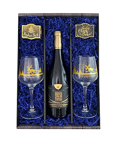 Bull & Bear Festliches Wein Geschenkset, Italienischer Rotwein Murelle...