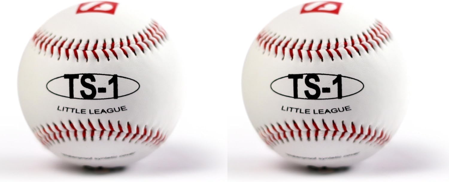 BARNETT TS-1 Übungs-Baseballball, Größe 22,9 cm, Weiß, 1 Dutzend