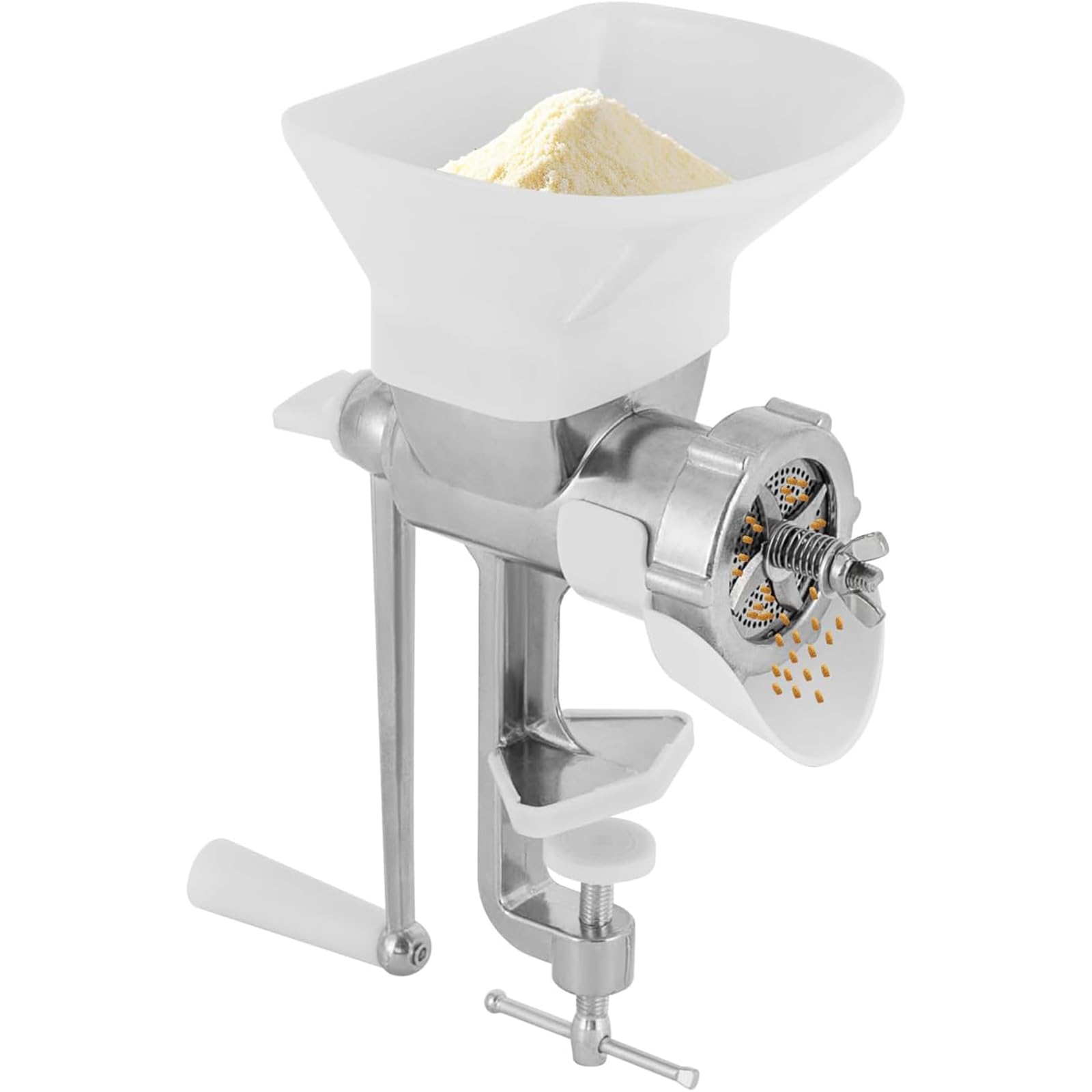 Manuelle Futterpellet-Mühle, 1.5-10mm Haustier Hund Katze Futter Pellet Mill Machine, Angeln Köder Granulator, Geflügel Und Kaninchen Tier Futtermittelhersteller Silver, 2mm