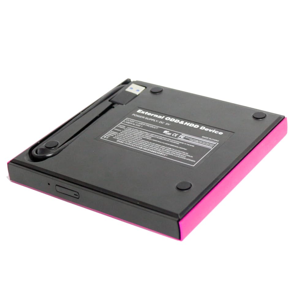 Lectora externa de DVDs y CDs USB 3.0 portátil miniatura 7