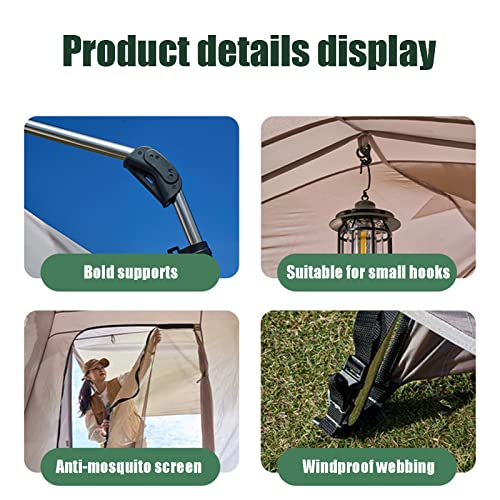 Carpa automática doble cubierta para camping miniatura 6