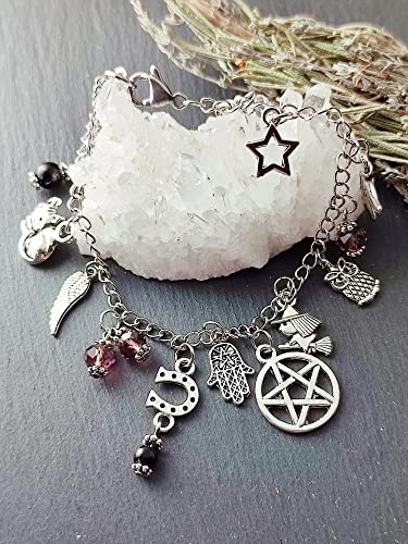 Pulsera Amuleto Bruja Protección y Suerte 51Ze3v2bJwL. SL1000