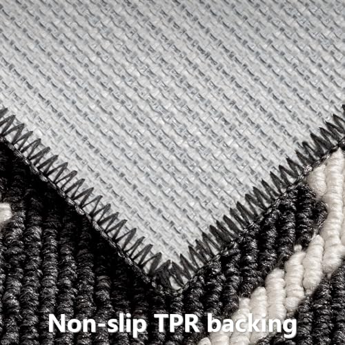 Biscpro Doormat,80x120cm Indoor Back&Front Door Mat,Non Slip Rubber Backing Absorbent Front Door Entrance Mat,Dirt Trapper Entryway Doormat,Low-Profile Machine Washable Floor Door Mat - Image 4