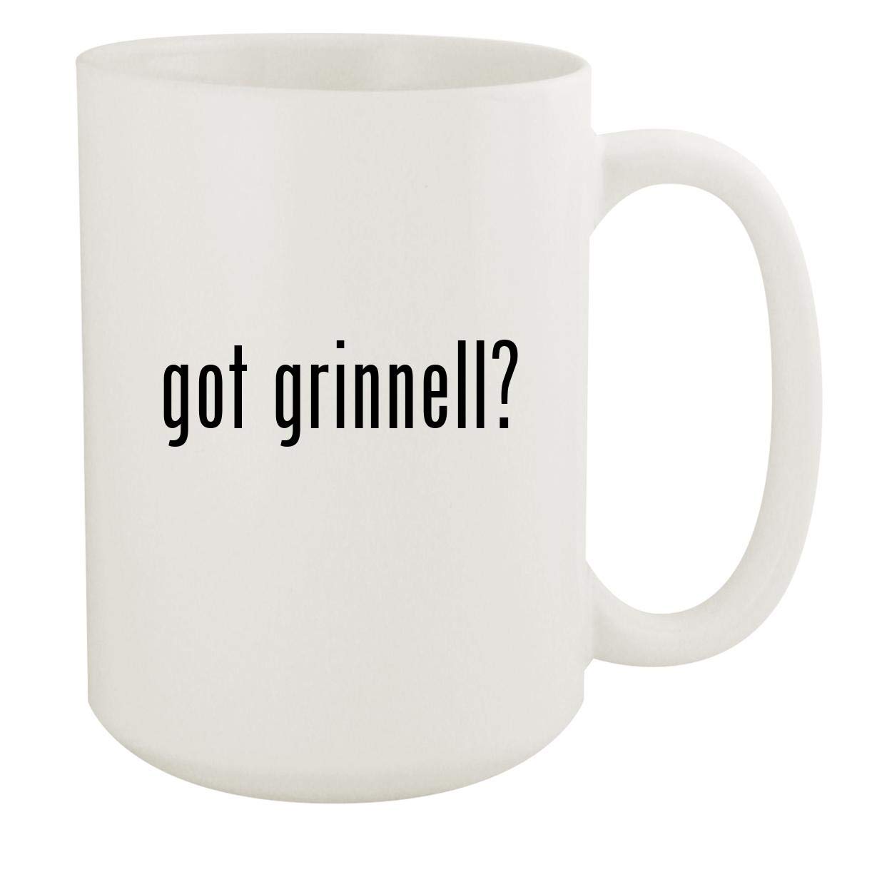 got grinnell? - 15oz White Ceramic Coffee Mug