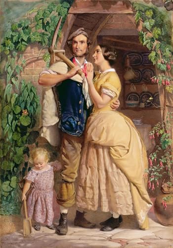Impression tableaux peinture sur toile musée George Elgar Hicks déco 60x90