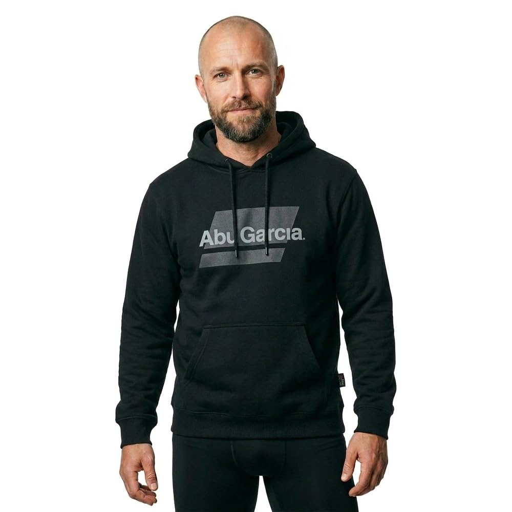 Abu Garcia Flag Logo Hoodie Pullover Sweater Unisex Adulto (Pack de 1)