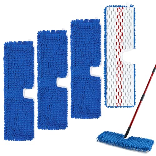 O-cedar Hardwood Floor Mop Head Replacement, 4 Pack