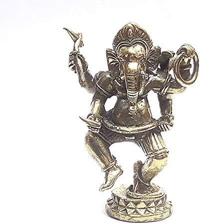 poppip Hindu Statue God Goddess Shiva Lord Figurine Bronze Resin Ganesh Ganesha Lakshmi Figure Brass Puja Indian 5 Dancing Quality Vintage