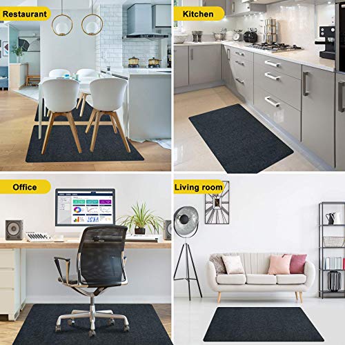 Tapis de chaise pour bureau protège-sol contre rayures et bruits - 6