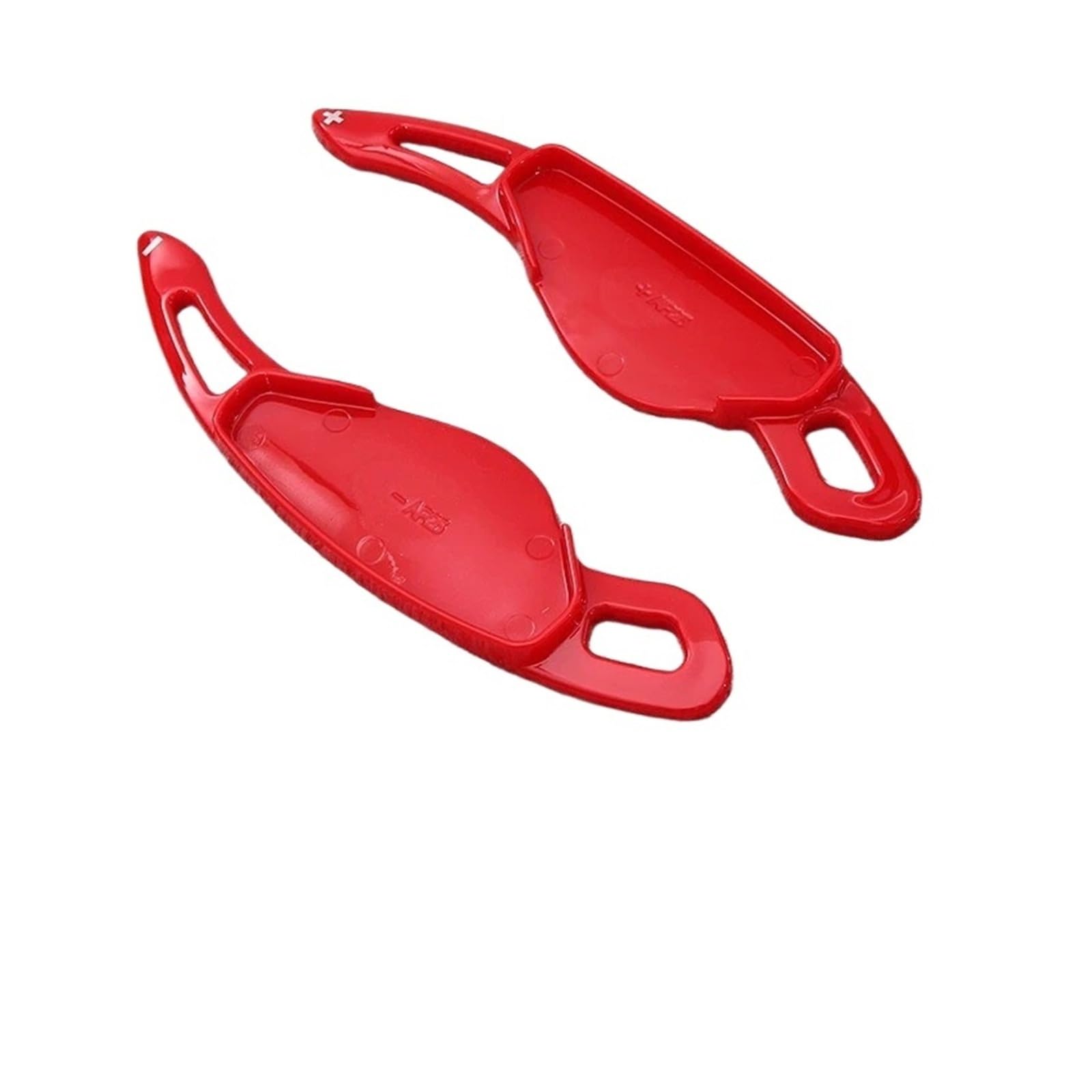 Xxiucj Car Paddle Shifter Extensions for Jaguar for XF for XE for XFL for XEL for XJ ABS Car Steering Wheel Paddle Shift Gear Extension Shifter(Red)