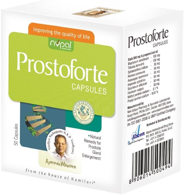 Nupal Prostoforte capsules for Prostate Health and urinary wellness