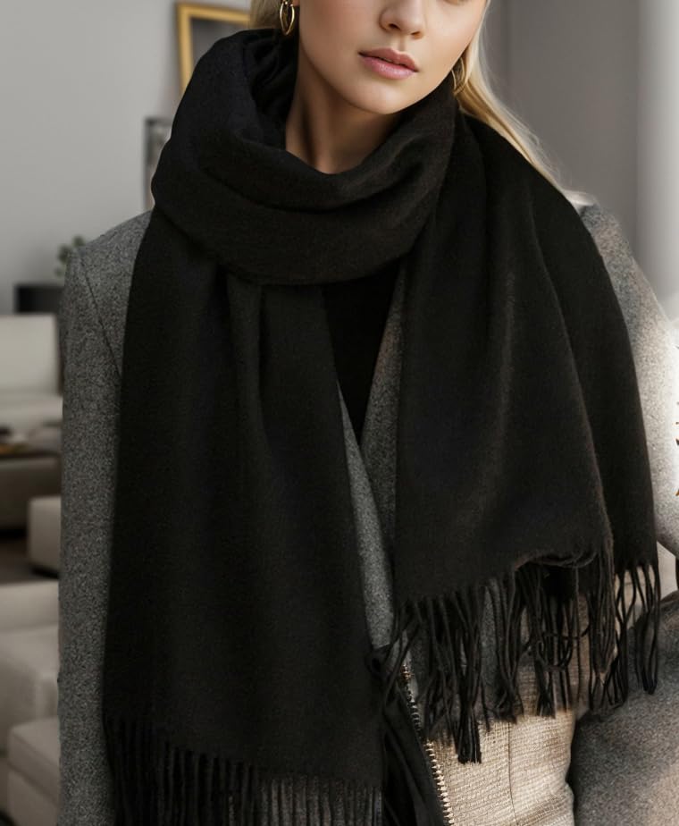 Floralies Cashmere Scarf for Women 80''*27'' Ladies Scarfs Gift Box Pashmina Shawls and Wraps Thick Oversized Scarf Winter3