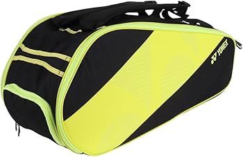 YONEX バドミントンバッグ 黒/黄色 YONEX バドミントンバッグ 黒/黄 - メルカリ