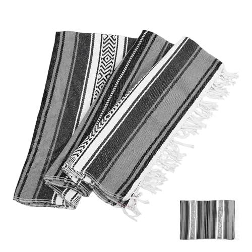Esterilla de yoga manta mexicana 130x180 tapete pilates algodon 2