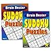 Sudoku Crossword Puzzle Books for Adults Seniors Super Set ~ Bundle of 6 Jumbo Crossword and Sudoku Puzzle Books Plus Pens and Bookmark (Over 550 Puzzles Total)