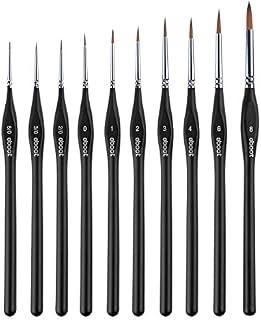 Paint Brushes Set Miniature Artist Painting Brushes for Paintings Art Acrylic, 10 Pieces
