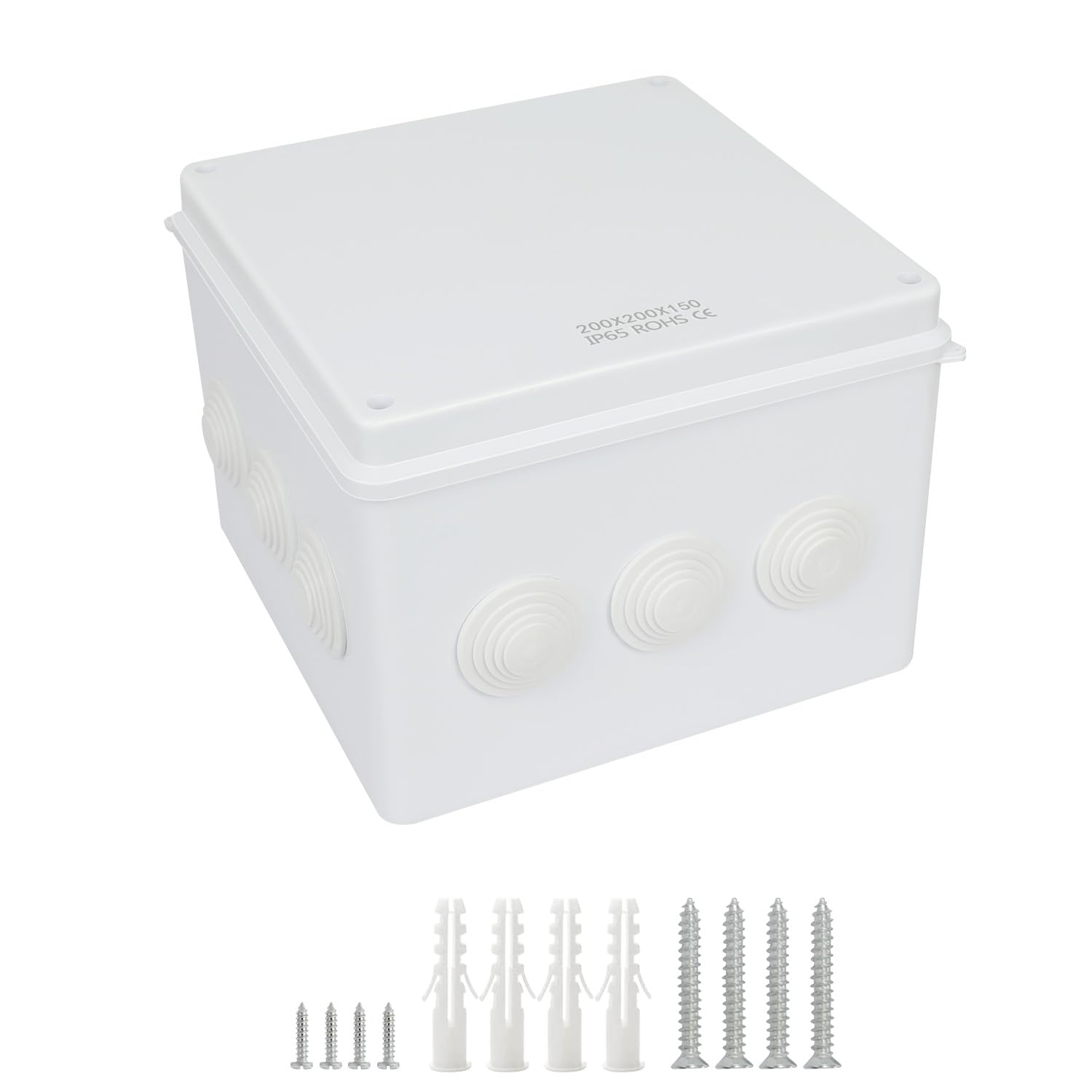 Boîte de dérivation boîtier électrique universel plastique ABS étanche IP65 LeMotech