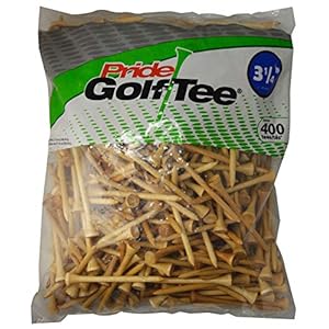 Pride Golf Tee, 3-1/4 inch Deluxe Tee, 400 Count